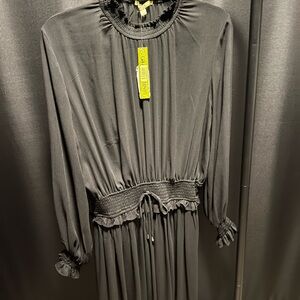 Gianni Bini Elegant Black Long Sleeve Dress